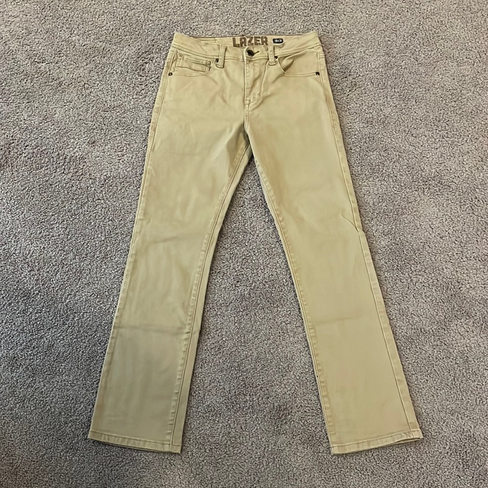 Laxer khaki skate pants